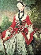 PESNE, Antoine countess sophia maria de voss oil painting on canvas